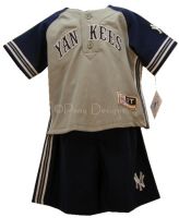 NY YANKEES JETER 2pc Outfit Sz 7 6 5 4 NEW